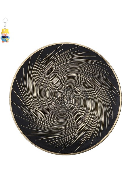 6 AdetMat Yağ Geçirmez Kaymaz Placemat Ev Yaratıcı Yuvarlak Girdap Pvc Mutfak Altlığı (Yurt Dışından)