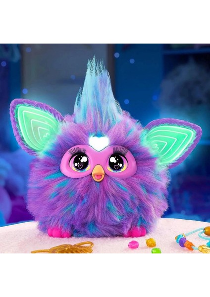 Furby Mor Sesli Interakti̇f Peluş - 20 cm