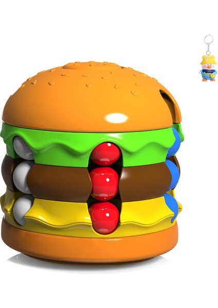 Patates Kızartması Sihirli Fasulye Burger Rubik Küp Dekompresyon Parmak Ucu Gyro Top Eğitici Oyuncaklar (Yurt Dışından)