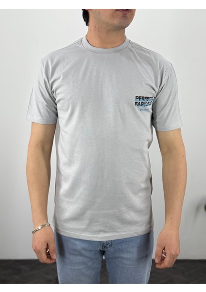 Regular Fit Slogan Baskılı Unisex T-Shirt