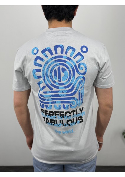 Regular Fit Slogan Baskılı Unisex T-Shirt