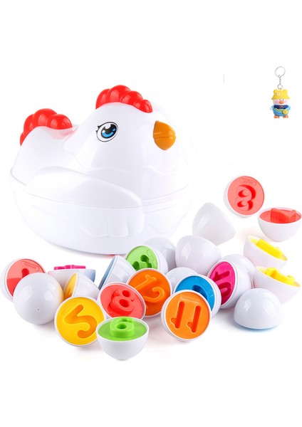 Simülasyon Tavuk Depolama Eşleştirme Akıllı Yumurta Dijital Şekil Meyve ve Sebze Bilişsel Gashapon Çocuk Oyuncakları (Yurt Dışından)