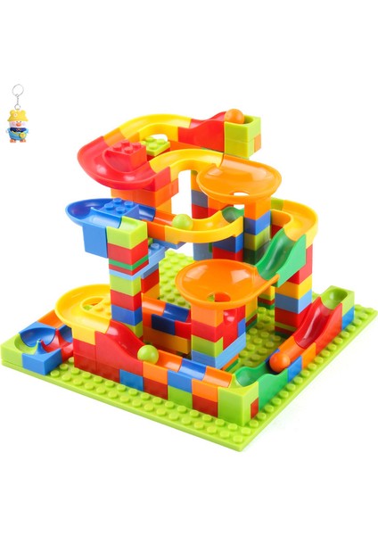 168PCS Çeşitli Slayt Bilyalı Yapıtaşlarıçocuk Eğitici Küçük Parçacık Parça Ekleme Yaratıcı Dıy Montaj Oyuncakları (Yurt Dışından)