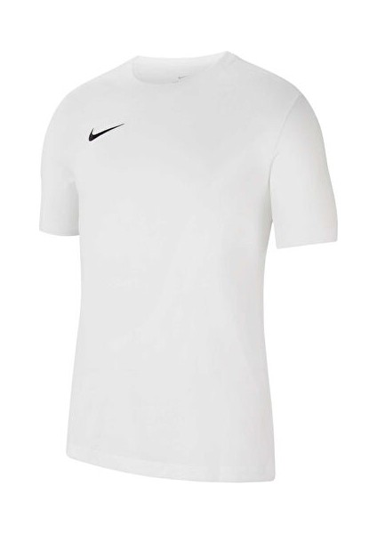 M Nk Df PARK20 Ss Tee Erkek Futbol Antrenman Tişörtü CW6952-100 Beyaz