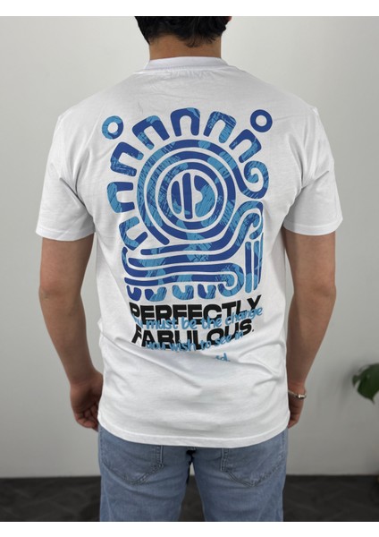 Regular Fit Slogan Baskılı Unisex T-Shirt