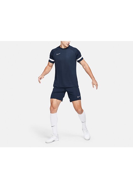 M Nk Df ACD21 Ss Erkek Futbol Antrenman Tişörtü CW6101-451 Lacivert indirimleri