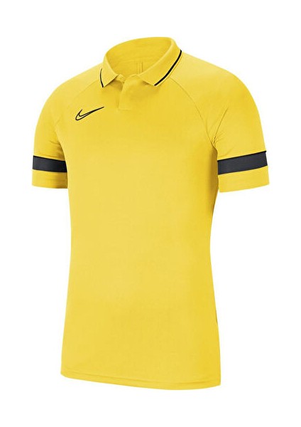 M Nk Df ACD21 Polo Ss Erkek Futbol Polo Yaka Kamp Tişörtü CW6104-719 Siyah