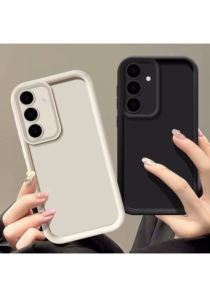 Oppo A74 Kılıf Yumuşak Lansman Silikon Kamera Korumalı Çıkıntılı 3D Kalın Kenarlı Coffe Kapak