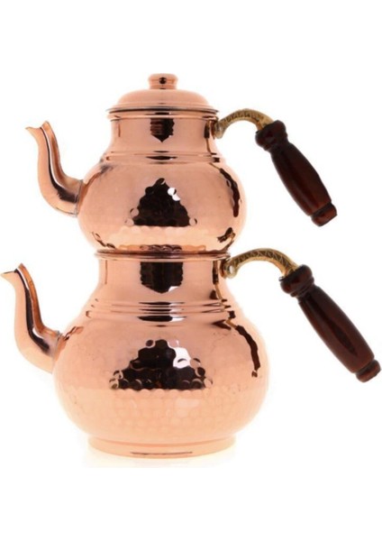 Şık ve zarif küçük bakır çaydanlık, dayanıklı ve geleneksel tasarım, 850 ml kapasite