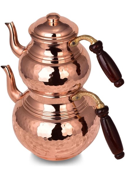 Şık ve zarif küçük bakır çaydanlık, dayanıklı ve geleneksel tasarım, 850 ml kapasite
