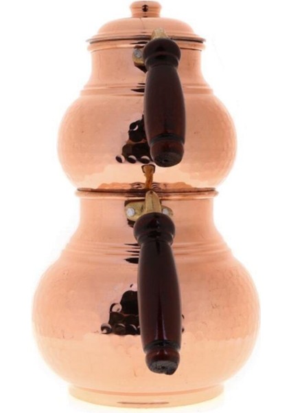 Şık ve zarif küçük bakır çaydanlık, dayanıklı ve geleneksel tasarım, 850 ml kapasite