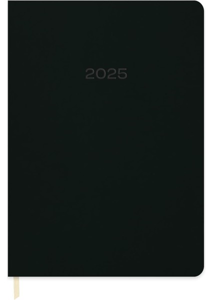 Color 2025-16 * 24 Günlük Termo Deri Ajanda-Siyah