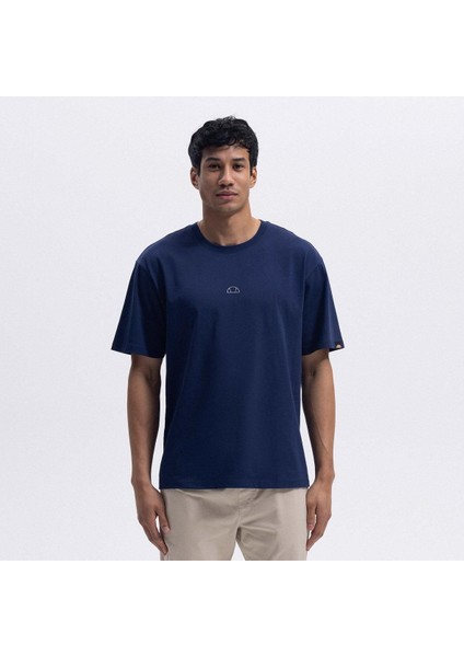 EM376-NV Oversize Tee Erkek T-Shirt - Lacivert