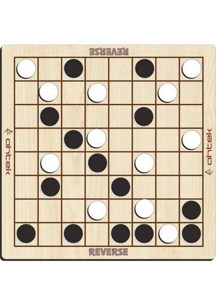 Ahşap Reverse Zeka ve Strateji Oyunu, Reversi ETICSET318