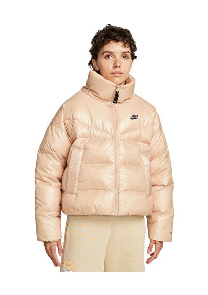 W Nsw Tf City Jkt Kadın Günlük Mont DH4079-200 Krem