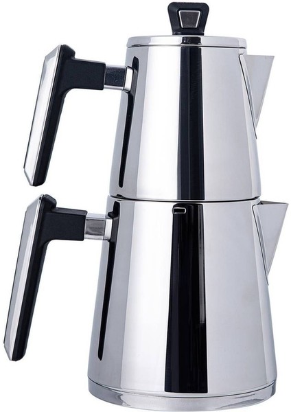 Space Powersteel Pro 316+ Çelik Indüksiyon Tabanlı Midi Çaydanlık Takımı