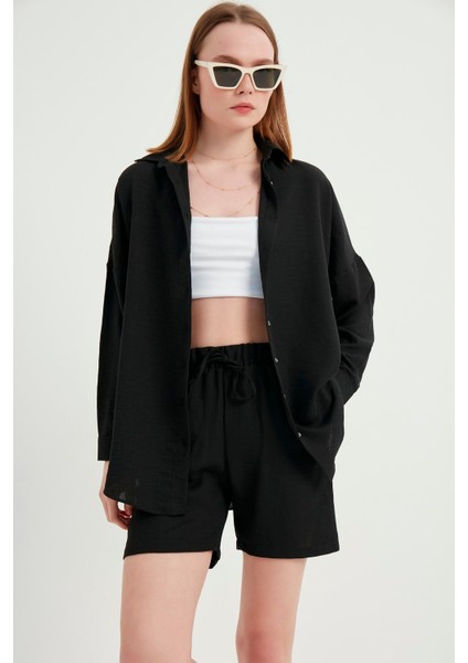 Kadın Örme Ikili Şort Takım