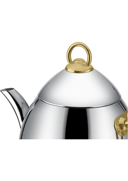 Aile Boyu Çaydanlık, Çelik, 2-2.99 L, Beyaz, Şık ve Dayanıklı Mutfak Gereci fırsatları