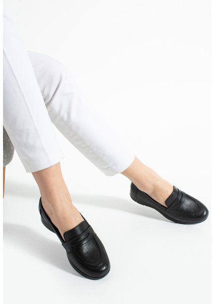 Hemp Kadın Deri Siyah Günlük Ayakkabı fiyatları