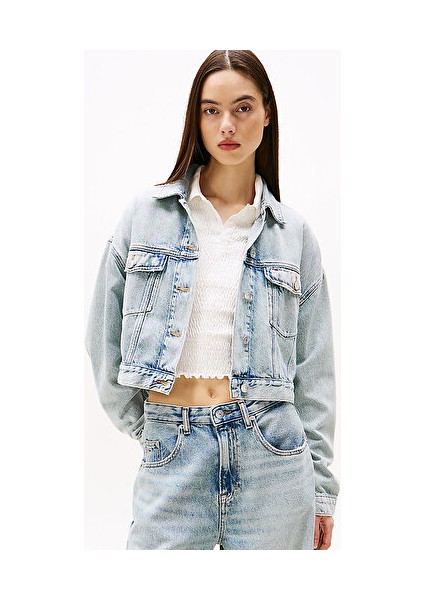 Ovsz Crop Trucker Jacket BI6012