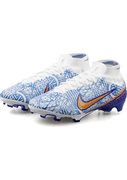 Zoom Mercurial Superfly 9 Elite Cr7 Fg Erkek Çim Zemin Kramponu DQ5293-182 Beyaz modelleri