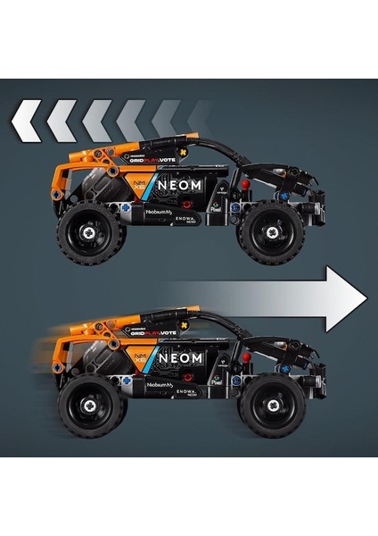 Technic Neom Mclaren Extreme E Yarış Arabası 42166 Yaratıcı Oyuncak Yapı Blok Seti (Yurt Dışından)