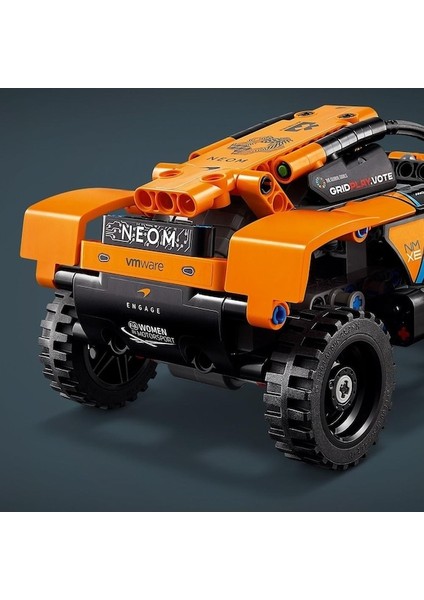 Technic Neom Mclaren Extreme E Yarış Arabası 42166 Yaratıcı Oyuncak Yapı Blok Seti (Yurt Dışından)