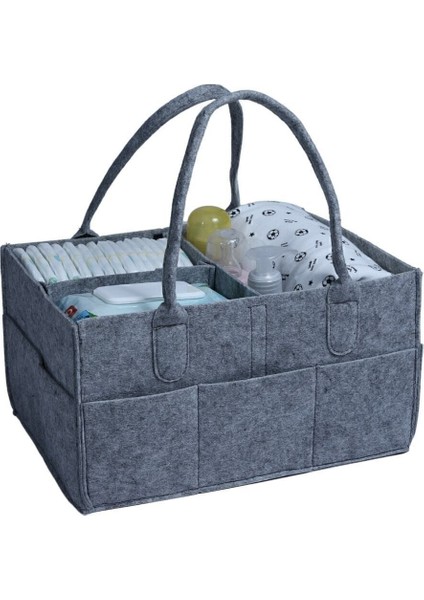 Keçe Anne Bebek Bakım Çantası Düzenleyici Organizer Büyük Boy fiyatları