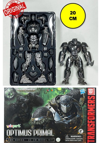 Transformers Rise Of The Beasts Amk Series Optimus Primal Model Kit Parçalı Figür - 20 cm