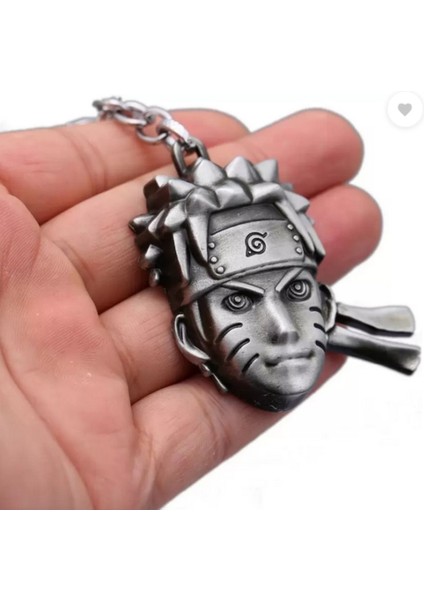 Naruto 3D Büst Figür Metal Anahtarlık - Gümüş Renk - 1 Adet fırsatları