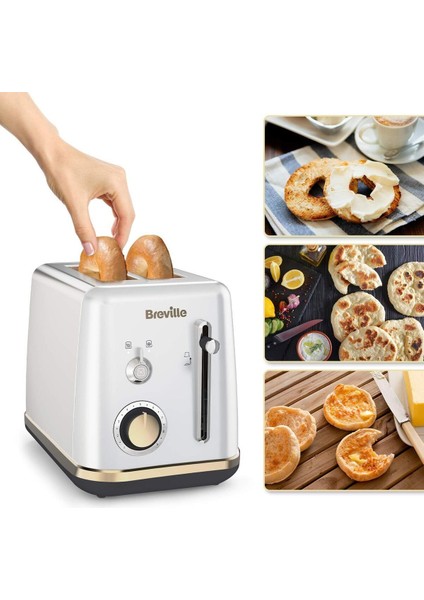 2 Dilimli Ekmek Kızartma Makinesi, Gümüş, Altın Vurgulu fırsatları