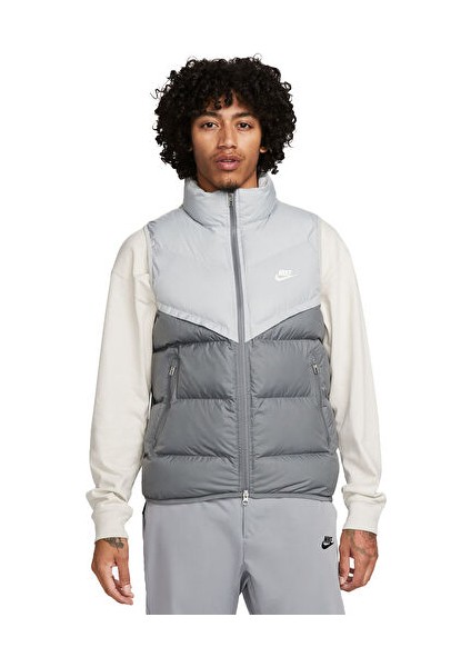 M Nk Sf Wr Pl-Fld Vest Erkek Su Tutmaz Yelek FB8193-077 Gri
