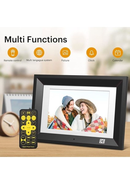 10.1 Inç Wifi Dijital Fotoğraf Çerçevesi - Hd IPS Dokunmatik Ekran, Otomatik Döndürme fiyatları