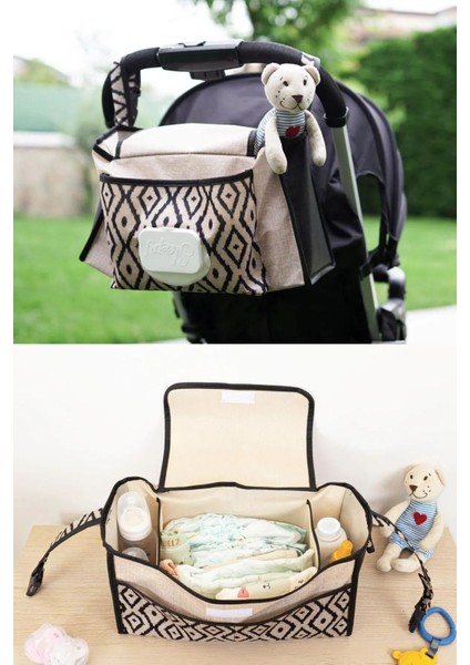 Organizer Bebek Arabası Çantası (Bütün Bebek Arabalarına UYUMLU)37X12X19