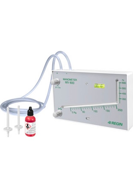 Regın MV600 Eğimli Tüp Manometre 0-600PA, 210X140X35MM, Iç Üniteler Için