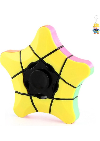 Birinci Dereceden Parmak Ucu Özel Şekilli Rubik Küpü Gyro Pürüzsüz Dönme Entelektüel Dekompresyon Havalandırma ve Dekompresyon Oyuncağı (Yurt Dışından)