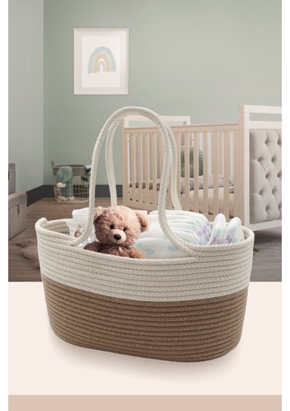 Jüt Ip Bej Anne Bebek Bakım Çantası ve Organizeri