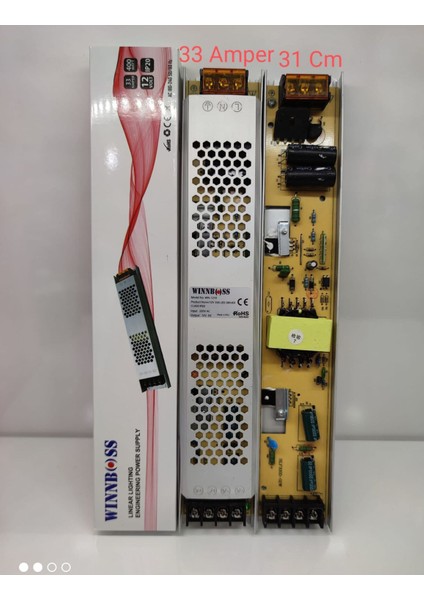 12V-33A-400W-IP20 Ultra Slim Trafo (3791)