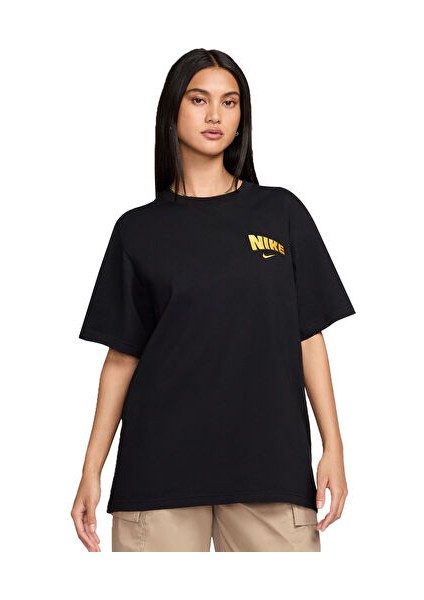 Sportswear Kadın Günlük Tişört HM5023-010 Siyah