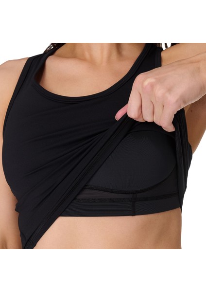 Power Medium Impact Crop Gym T Kadın Fitness Bra indirimleri