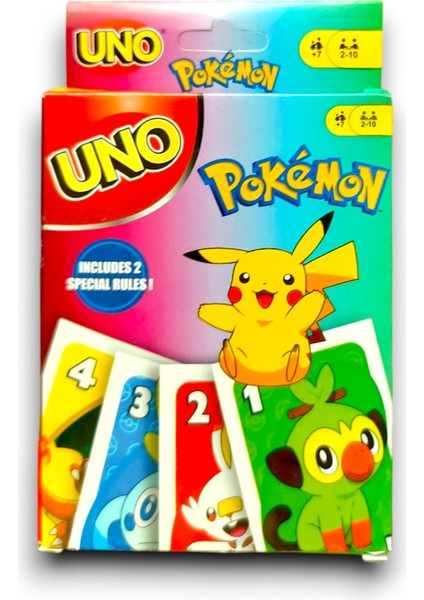 Uno Pokemon Oyun Kartları (110 Adet)