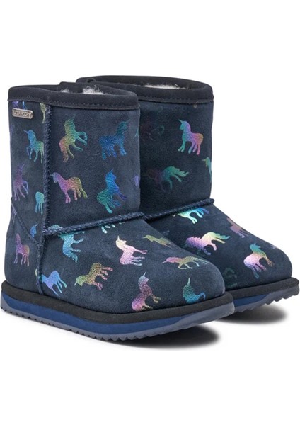 Rainbow Unicorn Brumby Çocuk Bot Lacivert