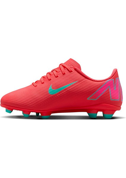 Jr. Mercurial Vapor 16 Club Fg/mg Genç Çim Zemin Kramponu FQ8286-800 Kırmızı