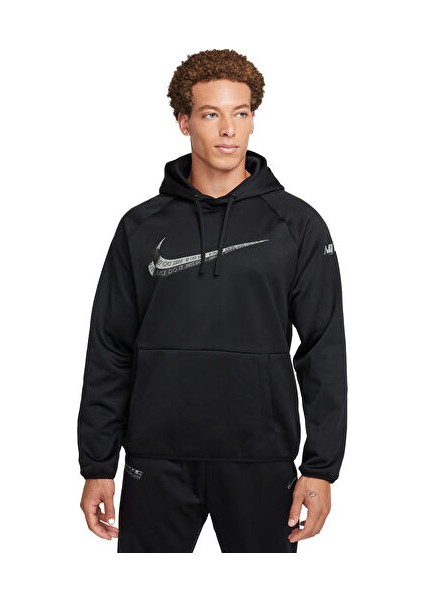 Nike Erkek Antrenman Sweatshirts FZ1060-010 Siyah