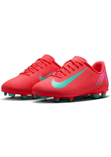 Jr. Mercurial Vapor 16 Club Fg/mg Genç Çim Zemin Kramponu FQ8286-800 Kırmızı