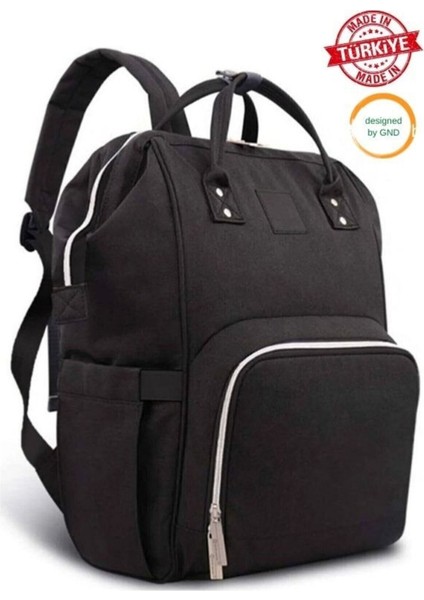 Gnd Siyah Anne Bebek Bakım Sırt Çantası GND-BABY01