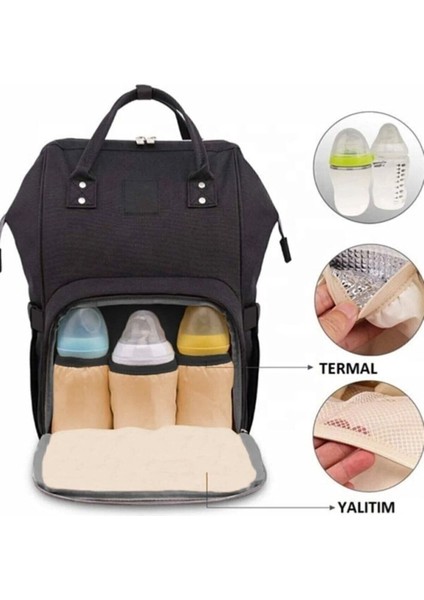 Gnd Siyah Anne Bebek Bakım Sırt Çantası GND-BABY01 fiyatları