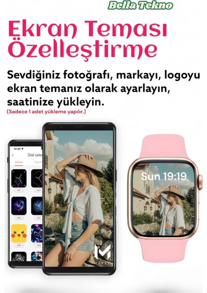 Akıllı Saat Watch 7 – Adım Sayar, Kalori Takibi ve Daha Fazlası!