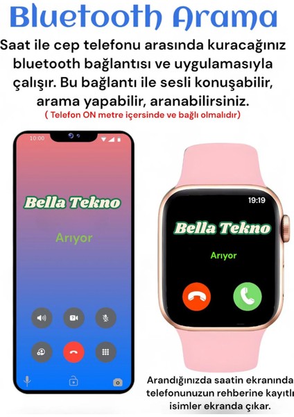 Akıllı Saat Watch 7 – Adım Sayar, Kalori Takibi ve Daha Fazlası!