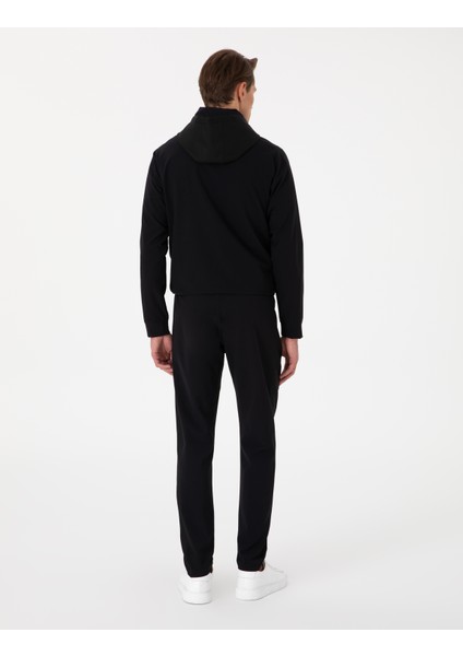 Erkek Siyah Regular Fit Eşofman Altı 50306109-VR046